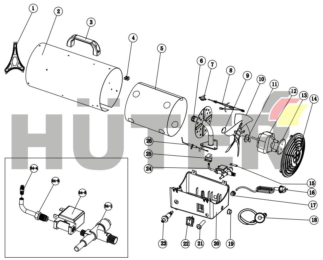 ТГП-15000 Ресанта (с BGV025) BGV 67/1/14