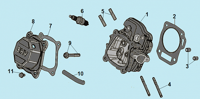 6 ГОЛОВКА БЛОКА КУЛЬТИВАТОР CHAMPION ВC6712