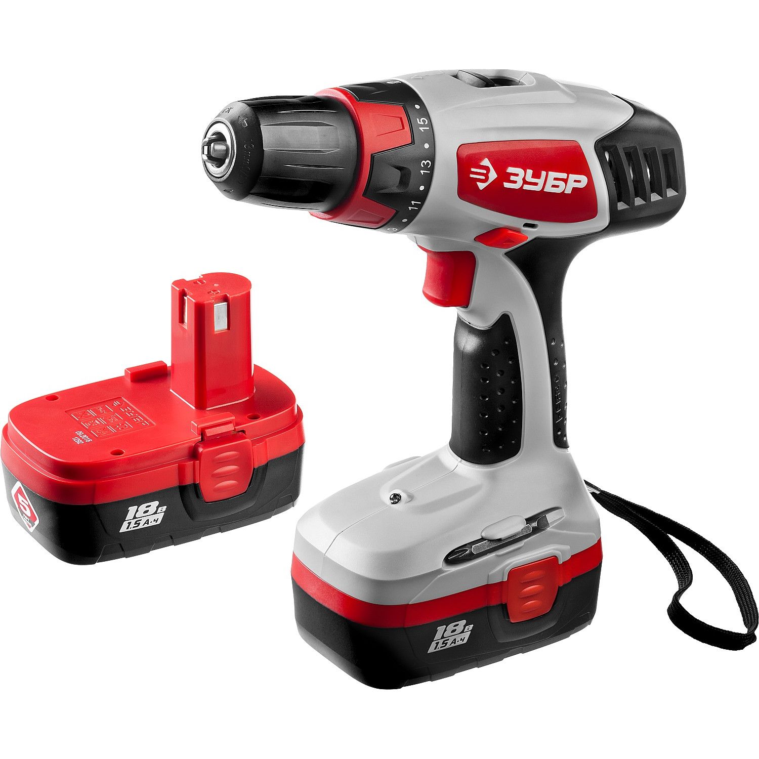 Дрель - шуруповерт, 2 АКБ ЗДА-18-2 КИН