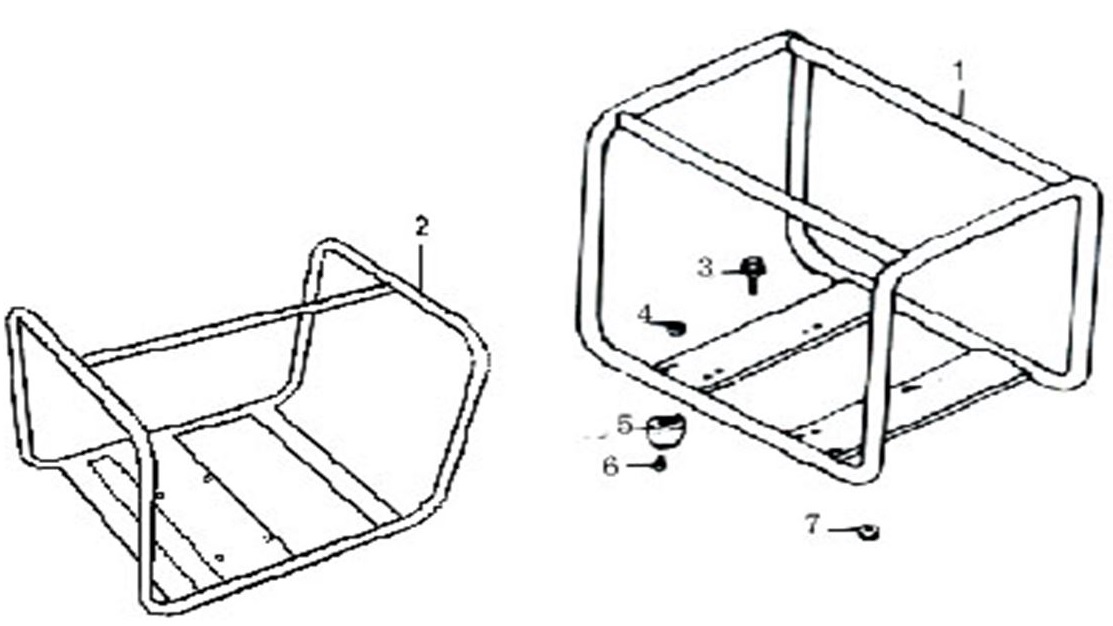 ЗАПЧАСТИ ДЛЯ МОТОПОМПЫ БЕНЗИНОВОЙ ELITECH МБ 600 Д 50 А (РАМА)