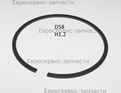 Кольцо поршневое 2(Piston ring 2)