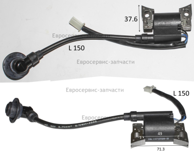 Катушка зажигания. ZJ158F.06.02. БИГ 2000