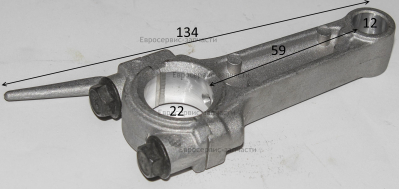 Шатун в сборе, d12x22, L76. 130150088-0001. БИГ 2000ТС