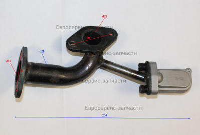 Патрубок глушителя
