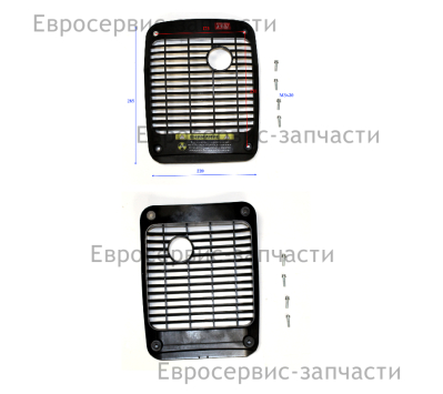 Кожух глушителя защитный