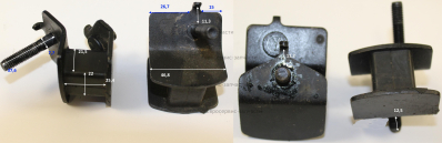 Амортизатор правый в сборе 0300007-0001