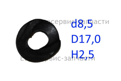 Кольцо уплотнительное D.8,5х17х2,5 мм