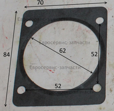 Прокладка плиты клапанной нижняя