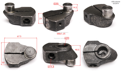 Коленвал. GPW- F L 50 -020. КПБ 220/50 2019