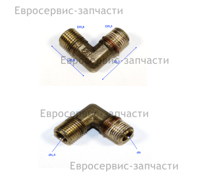 Фитинг угольник. GP-VFL-100L -059. КПМ 360/100 2019