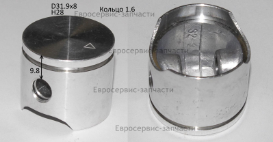 Поршень D32x8, кольцо 1.5, 8603-981101-0000000. Т 700