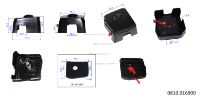 Фильтр воздушный в сборе. БМ 70В.Н. СМ. 0810.036400