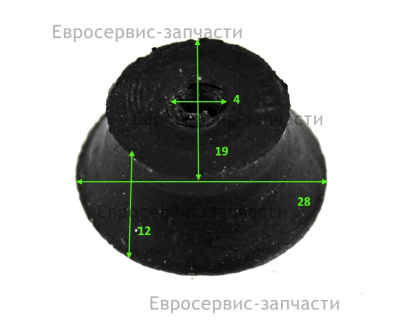 Ножка резиновая