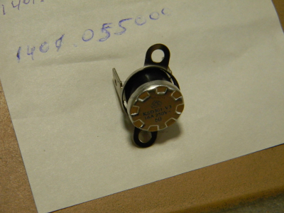 Термостат KSD 301-V3. 250В, 16A, 60°C, LBVL. ТП 2ЕР