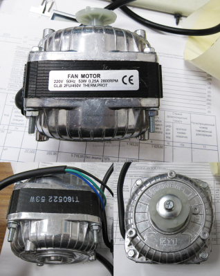 Эл. двигатель AC220 YJF5-00 5, 30Вт, 0,20A, 1300RPM, статор 12/вал 7