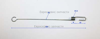Пружина тяги регулятора оборотов