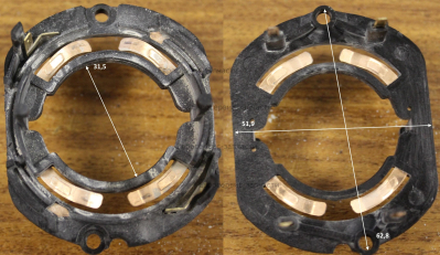 Кронштейн щеткодержателя ZJ-2612-08 П0724РЭМ Промо, ERH0724HRE