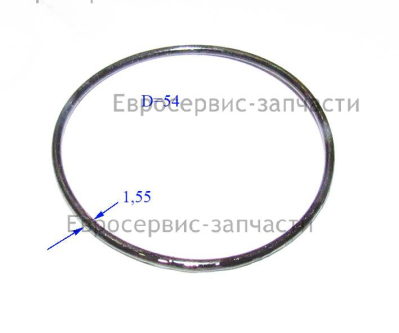 Прокладка кольцо, 54х50.9х1.55, чёрн. XJ-4002-02. П 1340ЭМ