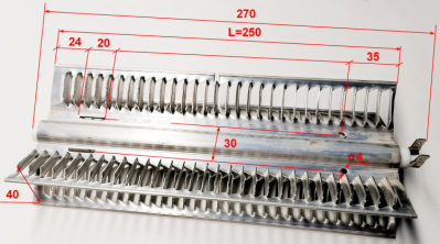Нагревательный элемент 600W L=250мм для ОК-500(13) Ресанта CGV