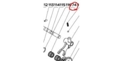 Подшипник игольчатый роликовый K20×24×17